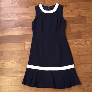 Navy Karl Lagerfeld Paris Sleeveless Dress Size 2